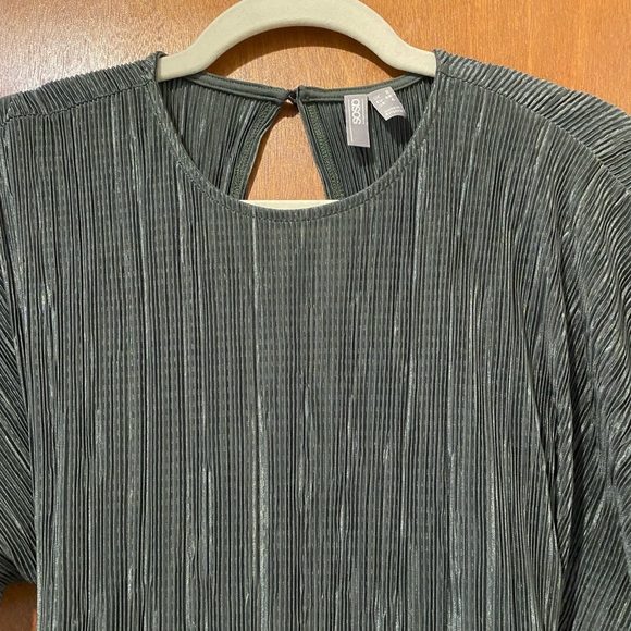 ASOS Design Plisse High Neck Jumpsuit - Picture 7 of 7